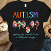 Autism Easter Bunny Egg Shirt, Seeing The World From A Different Angle, Autism Awareness Shirt