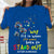 Why Fit In When You Were Born To Stand Out, Blue Puzzle Piece Dandelion, Autism Awareness Shirt