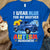 I Wear Blue For My Brother, Puzzle Piece Ribbon Sunflower & Car, Autism Awareness Shirt