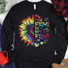 His Fight Is My Fight With Sunflower Heart Autism Hoodie, Shirt