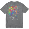 Support Faith Hope Love Cure, Butterfly Woman, Autism Awareness T Shirt
