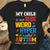 Camisetas para autistas que dicen Mi hijo no es grosero, hiperactivo ni raro