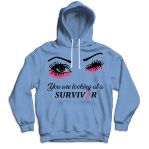 You Are Looking At A Survivor Breast Cancer Awareness Shirts