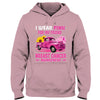 I Wear Pink For My Friend, Ribbon Sunflower & Car, Breast Cancer Survivor Awareness Shirt