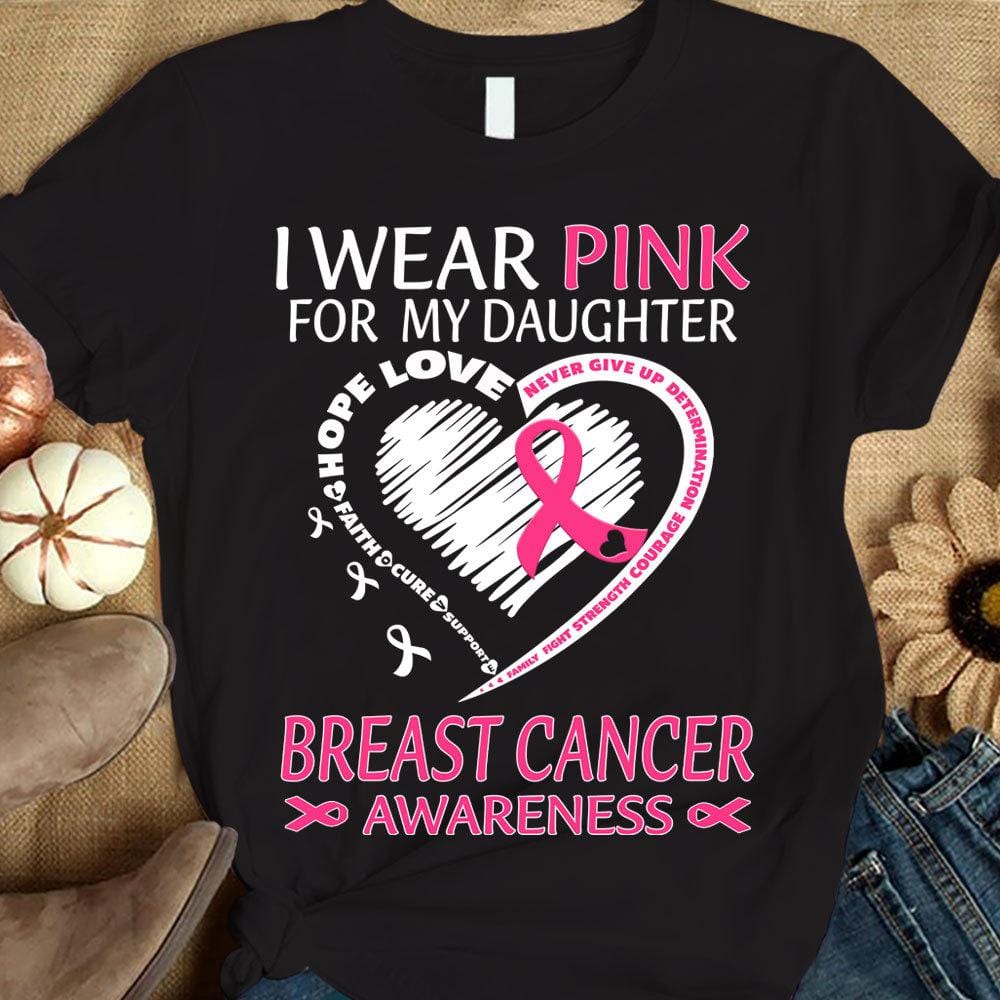 Faith hope love strength courage breast cancer long sleeve t