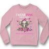 I Wear Pink For My Wife, Ribbon Elephant, Breast Cancer Survivor Awareness Shirt