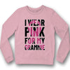 Breast Cancer Survivor Awareness Shirt, I Wear Pink For Grammie, Ribbon