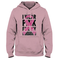 Breast Cancer Warrior Awareness Shirt, I Wear Pink For Granddaughter, Ribbon