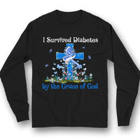 I Survived Diabetes With Ribbon, Diabetes Shirts