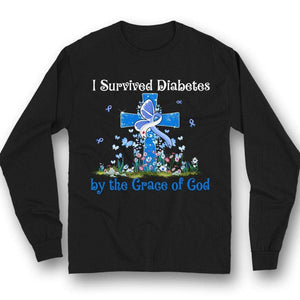 Sobreviví a la diabetes con un lazo, camisetas para la diabetes