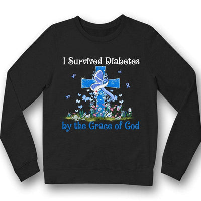 I Survived Diabetes With Ribbon, Diabetes Shirts