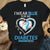 Por mí visto de azul, corazón con lazo, camiseta de apoyo a la concienciación sobre la diabetes