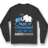 Diabetes Awareness Shirts Proud Grandma Of Type 1 Warrior Elephant
