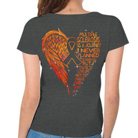 MS Is A Journey I Never Planned But I Choose To Fight, Wings, Multiple Sclerosis Awareness Shirt