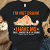 I'm Not Drunk I Have MS, Tired Cat, Funny Multiple Sclerosis Awareness T Shirt