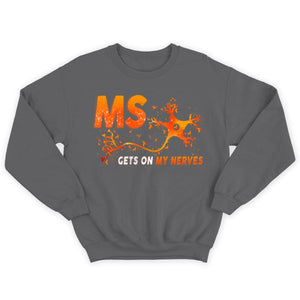 MS Gets On My Nerves, Support Warrior, Multiple Sclerosis Awareness Shirt