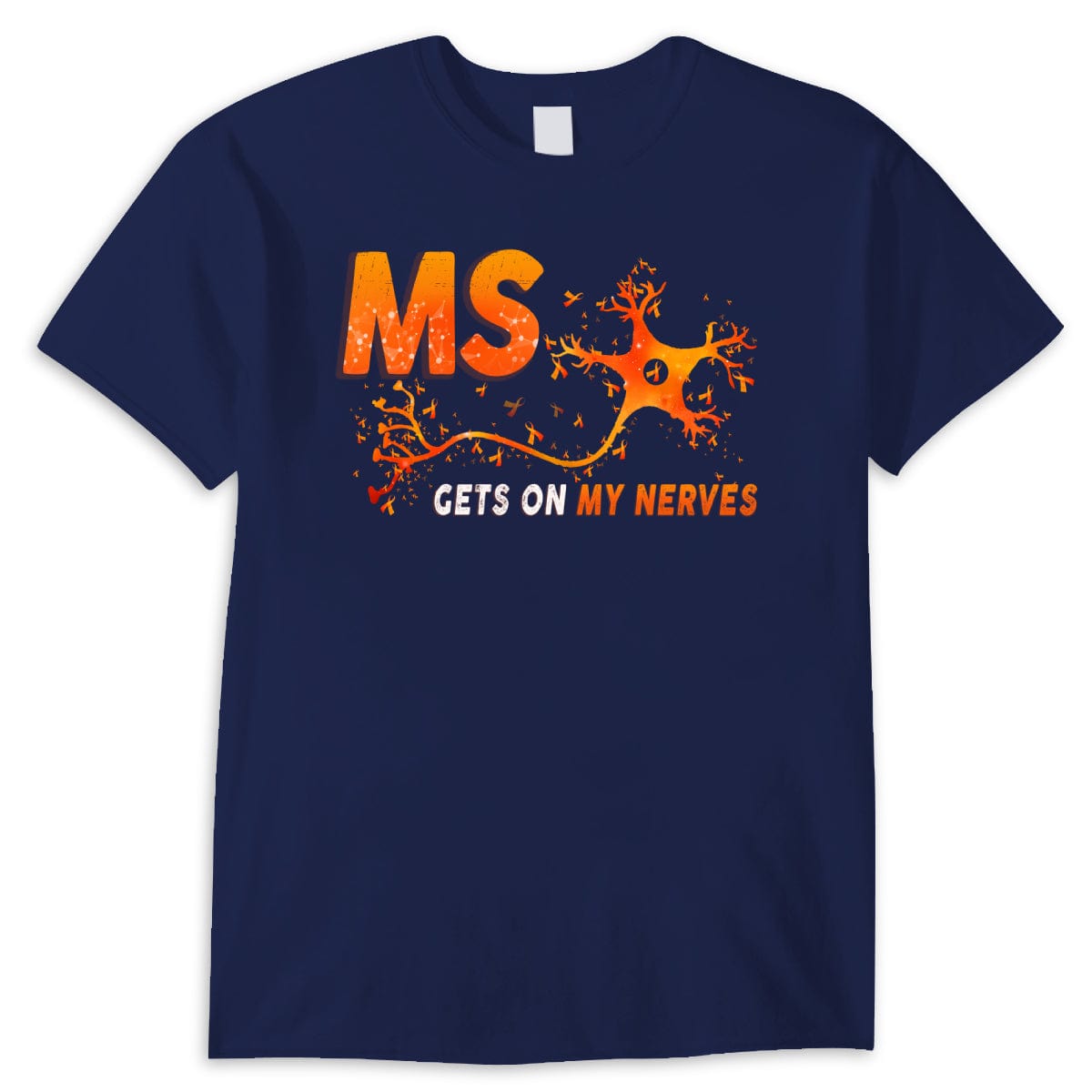 La EM me pone de los nervios, camiseta de apoyo a los guerreros, concienciación sobre la esclerosis múltiple