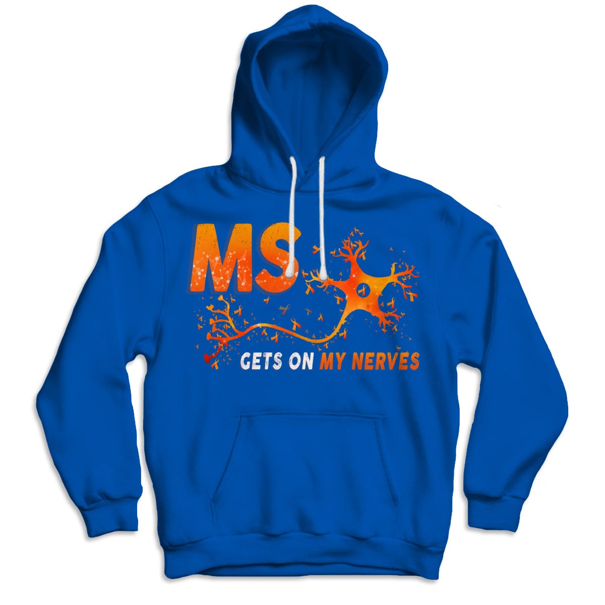 La esclerosis múltiple me pone de los nervios. Camiseta de concienciación sobre la esclerosis múltiple