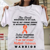 I Am The Storm, Multiple Sclerosis Warrior Awareness Shirt, Orange Ribbon