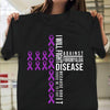 I Will Fight Against, Fibromyalgia Awareness Shirt, Purple Ribbon