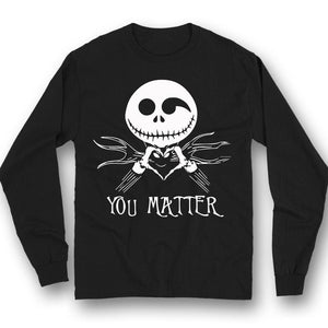 Suicide Awareness Shirt, You Matter Skull Semicolon