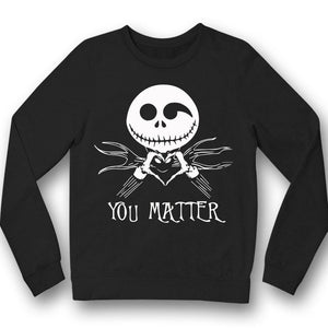 Camiseta de concienciación sobre el suicidio, You Matter, calavera, punto y coma