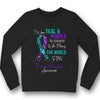 I Wear Teal Purple For Someone Means World To Me, Ribbon Suicide Prevention Awareness Shirt