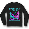 Everyday I Miss Aunt, Suicide Prevention Awareness Shirt, Flower Heart