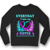 Everyday I Miss Sister, Suicide Prevention Awareness Shirt, Flower Heart