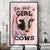 Cows Daisy Cow I'm Just A Girl Who Loves Cows Poster, Canvas