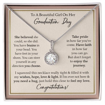To A Beautiful Girl On Her Graduation Day Enternal Hope Necklace Enjoy The Journey
