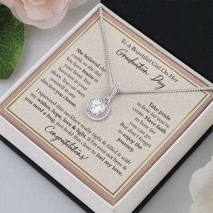 To A Beautiful Girl On Her Graduation Day Enternal Hope Necklace Enjoy The Journey
