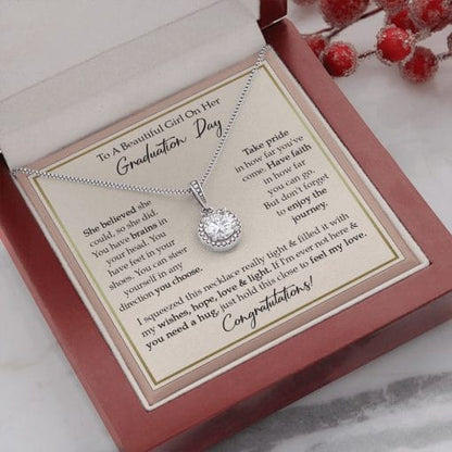 To A Beautiful Girl On Her Graduation Day Enternal Hope Necklace Enjoy The Journey