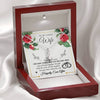 To My Lovely Wife Necklace - One UponA Time I Became Yours And You Became Mine And We'll Stay Together