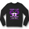 Husband Wife, Best Friends Fight, Purple Ribbon Elephant, Alzheimer's Awareness Shirt