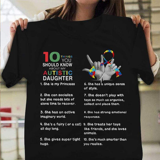 Camiseta de mamá autista: 10 cosas que debes saber sobre mi hija autista