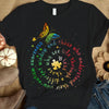 Bless Those Who See Light Through Different Window, Funny Autism Awareness T Shirt