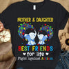 Autism Mom Shirt, Best Friends For Life, Elephant Puzzle Piece