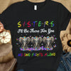 Autism Kids Shirts, Sisters No One Fights Alone Puzzle Piece Elephant