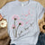 Dandelion Faith Hope Love Breast Cancer Awareness T Shirt