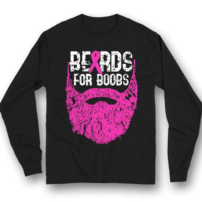 Beards For B00bs, Breast Cancer Shirt