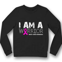 I Am A Warrior, Pink Ribbon, Breast Cancer Warrior Shirt
