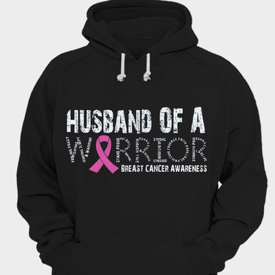 Husband Of A Warrior Breast Cancer Shirt