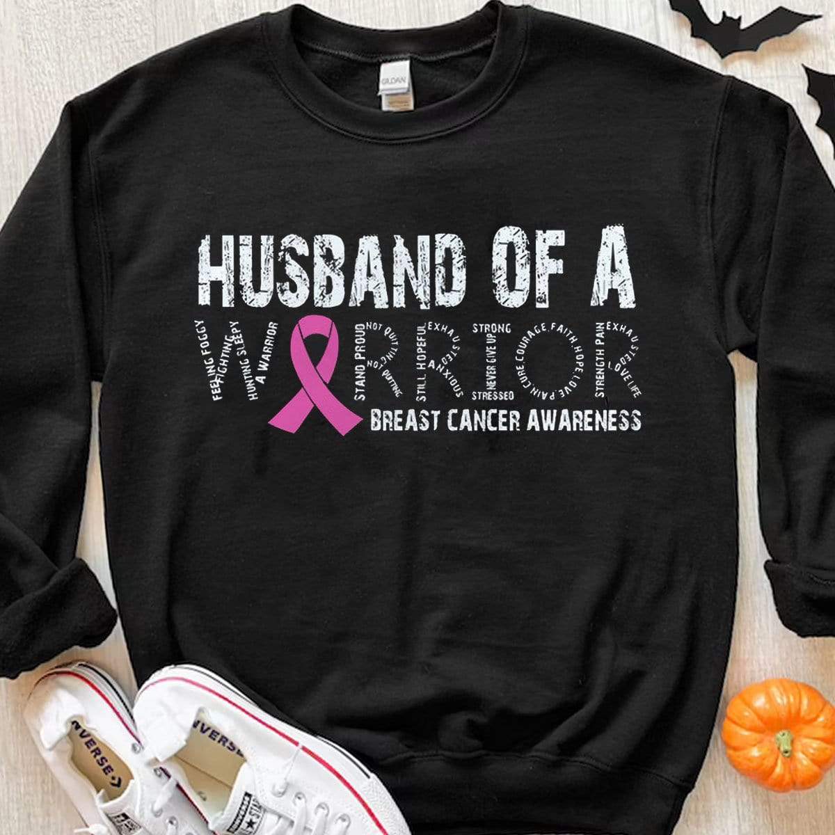 Husband Of A Warrior Breast Cancer Shirt