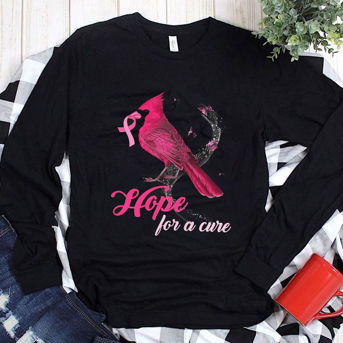 Hope For A Cure Breast Cancer Shirts