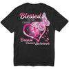 Breast Cancer Survivor Shirts, Blessed To Be Called, Pink Ribbon Heart & Butterfly