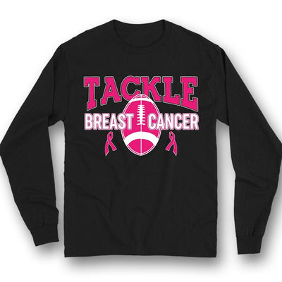 Tackle Breast Cancer, Pink Ribbon, Breast Cancer Survivor Awareness Shirt