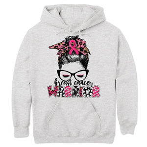 Woman Warrior Breast Cancer Awareness Hoodie, Shirts