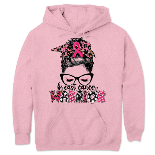 Sudadera con capucha y camisetas de la campaña de concienciación sobre el cáncer de mama de Woman Warrior