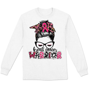 Woman Warrior Breast Cancer Awareness Long Sleeve Shirts